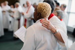 annual conference 2019, ordination, clergy, hands