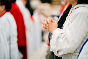 annual conference 2019, ordination, clergy, LGBT, hands, prayer